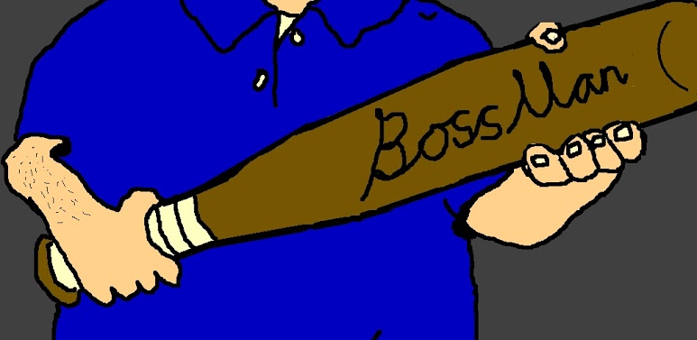 just a dude with a baseball bat