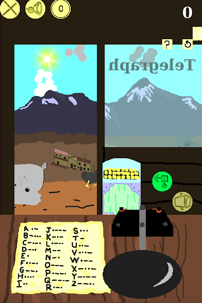 An old west cityscape